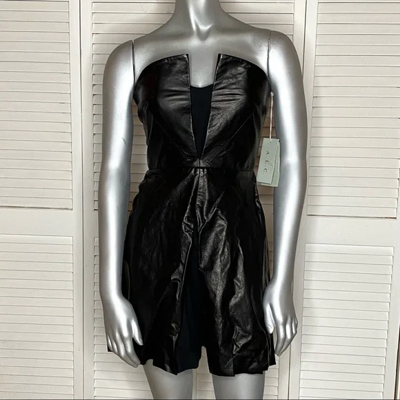 red leather zip up dress VIXEN DRESS / SIMPLY RED main image 1